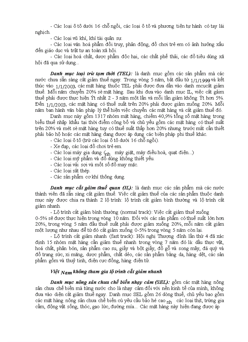 image for page Doanh nghiệp Việt Nam trong tiến trình thực hiện AFTA và khả năng đẩy nhanh thực hiện các cam kết