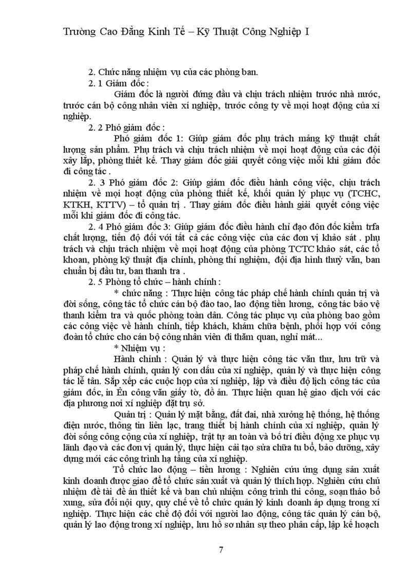 image for page Thực trạng công tác hạch toán kế toán ở xí nghiệp khảo sát xây dựng điện I