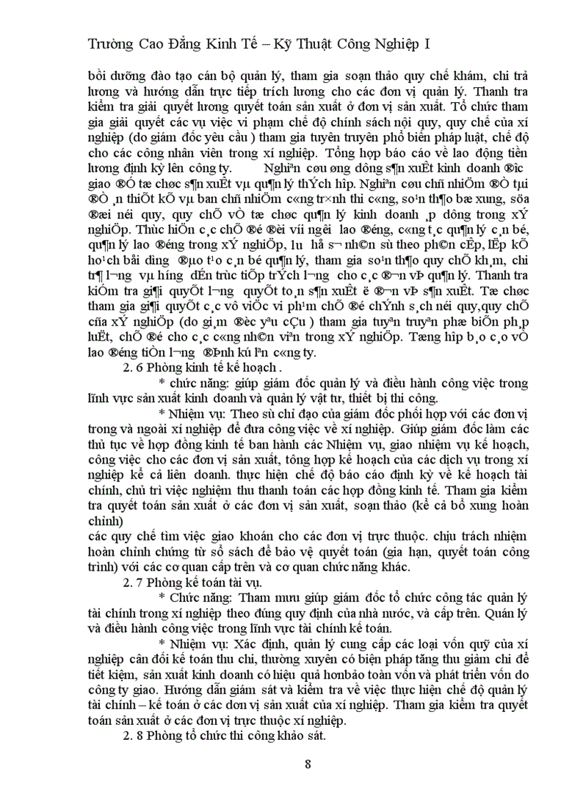 image for page Thực trạng công tác hạch toán kế toán ở xí nghiệp khảo sát xây dựng điện I