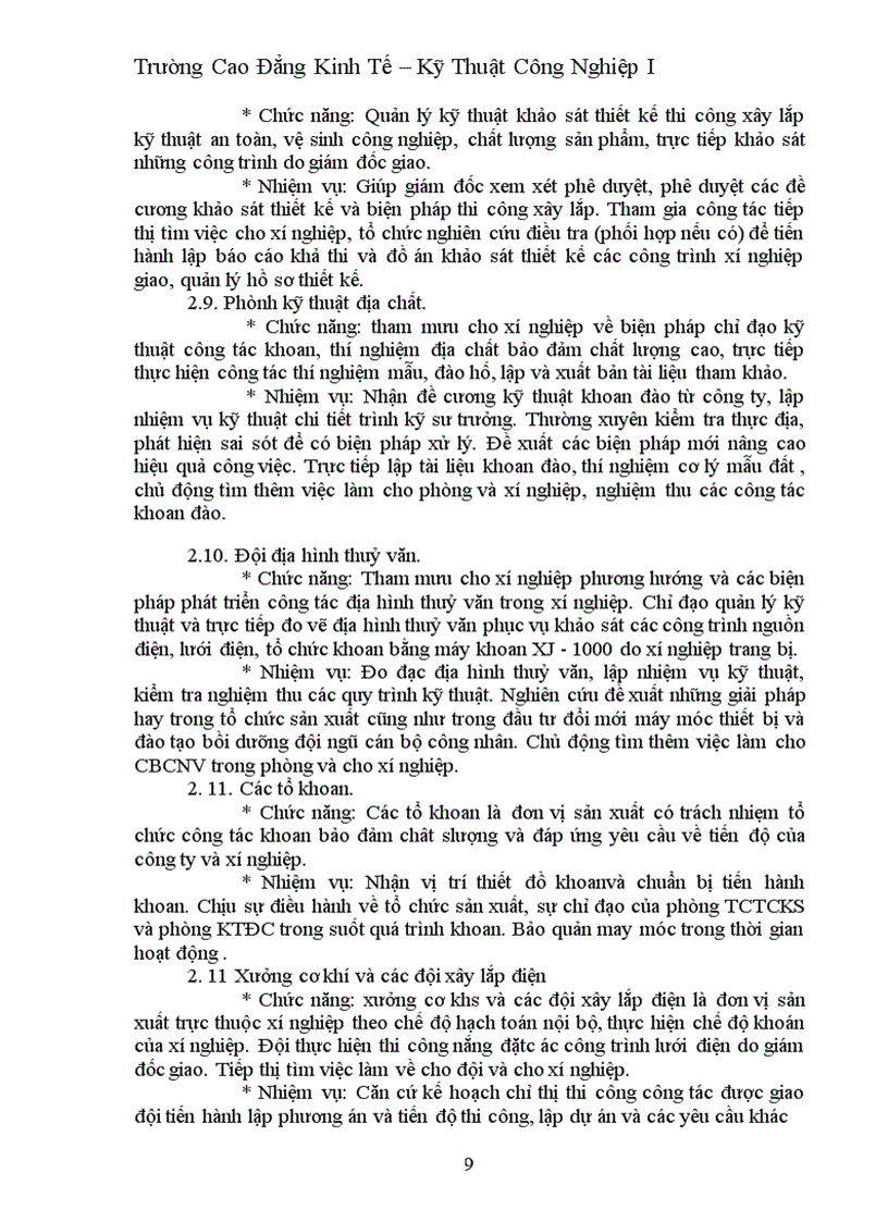 image for page Thực trạng công tác hạch toán kế toán ở xí nghiệp khảo sát xây dựng điện I