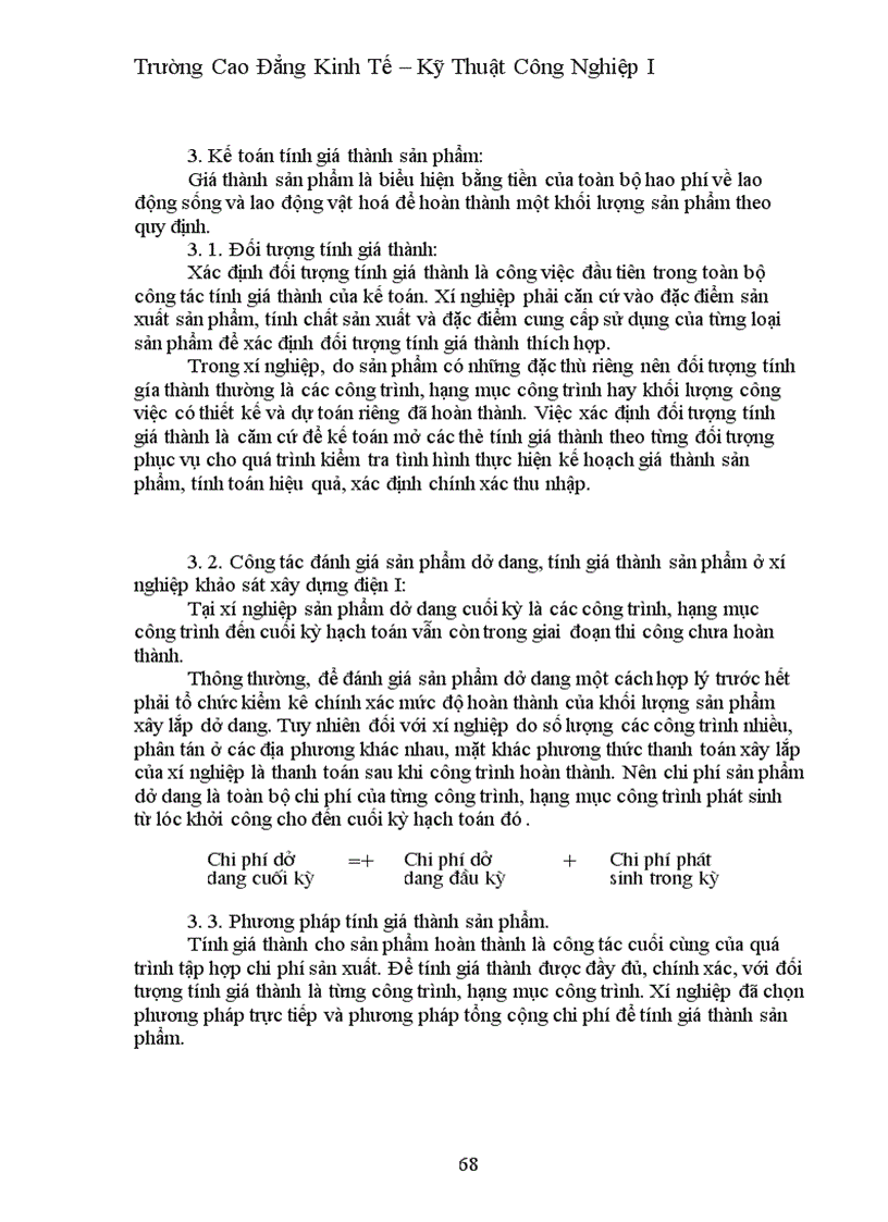 image for page Thực trạng công tác hạch toán kế toán ở xí nghiệp khảo sát xây dựng điện I