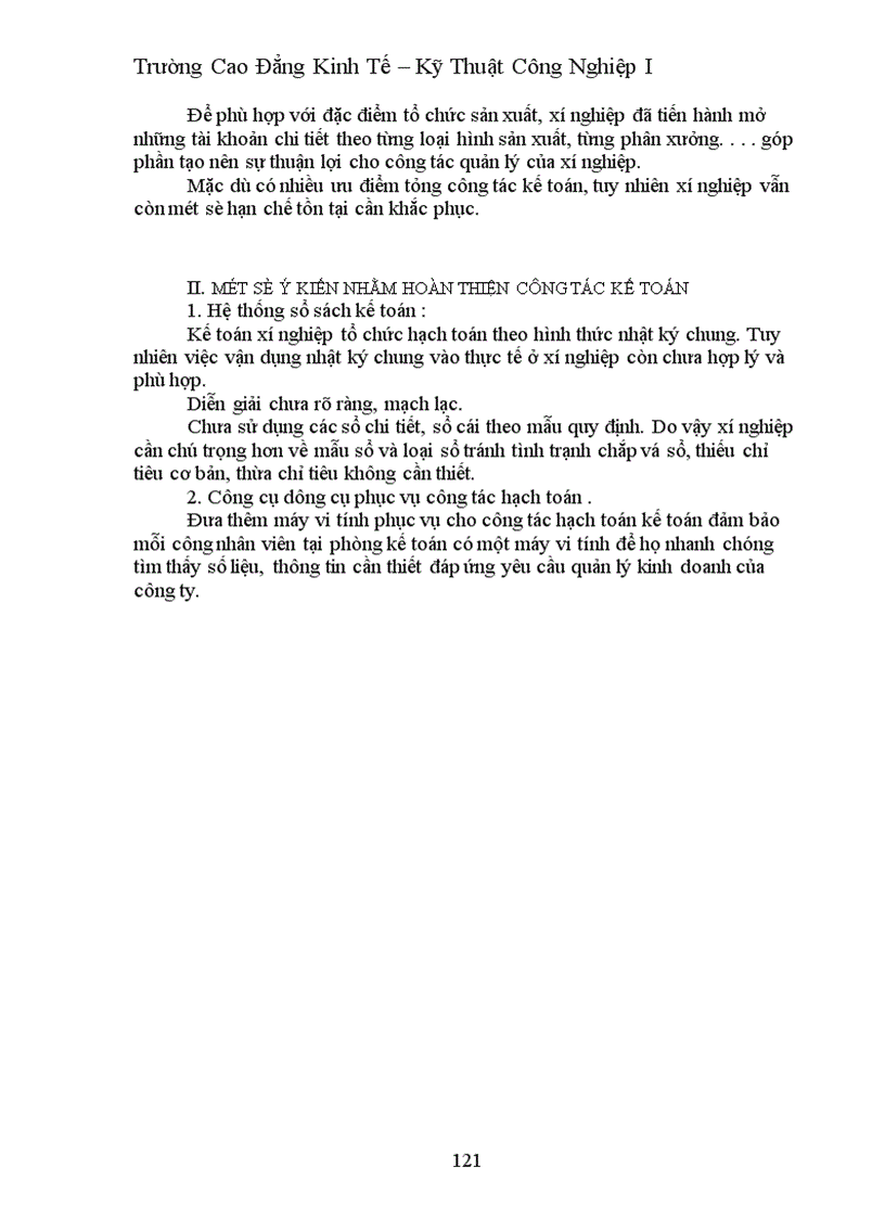 image for page Thực trạng công tác hạch toán kế toán ở xí nghiệp khảo sát xây dựng điện I