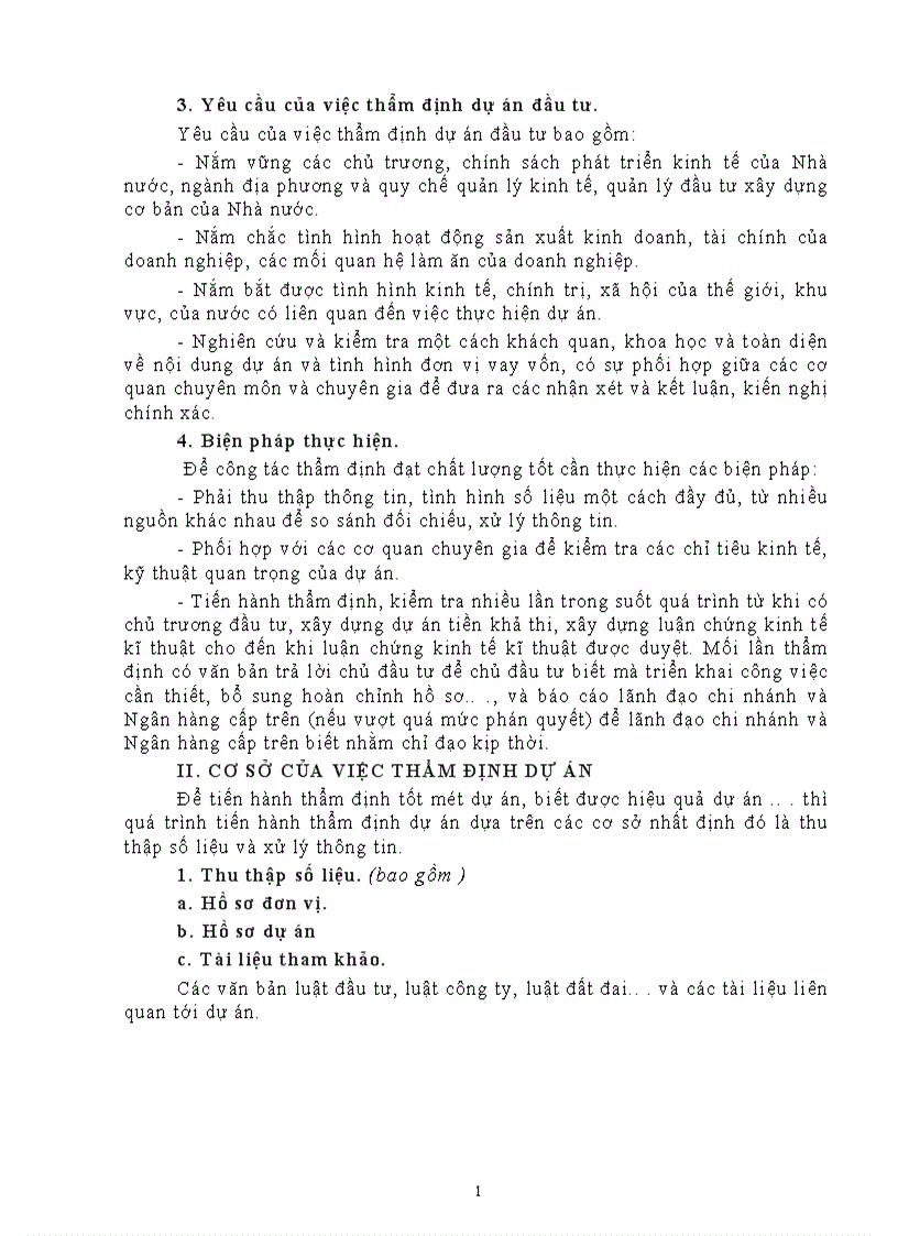 image for page Những vấn đề lý luận chung về thẩm định dự án đầu tư