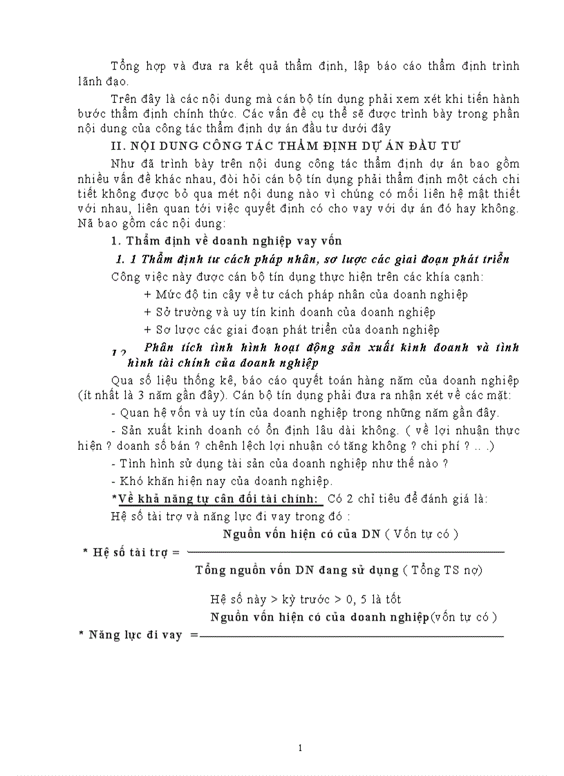image for page Những vấn đề lý luận chung về thẩm định dự án đầu tư
