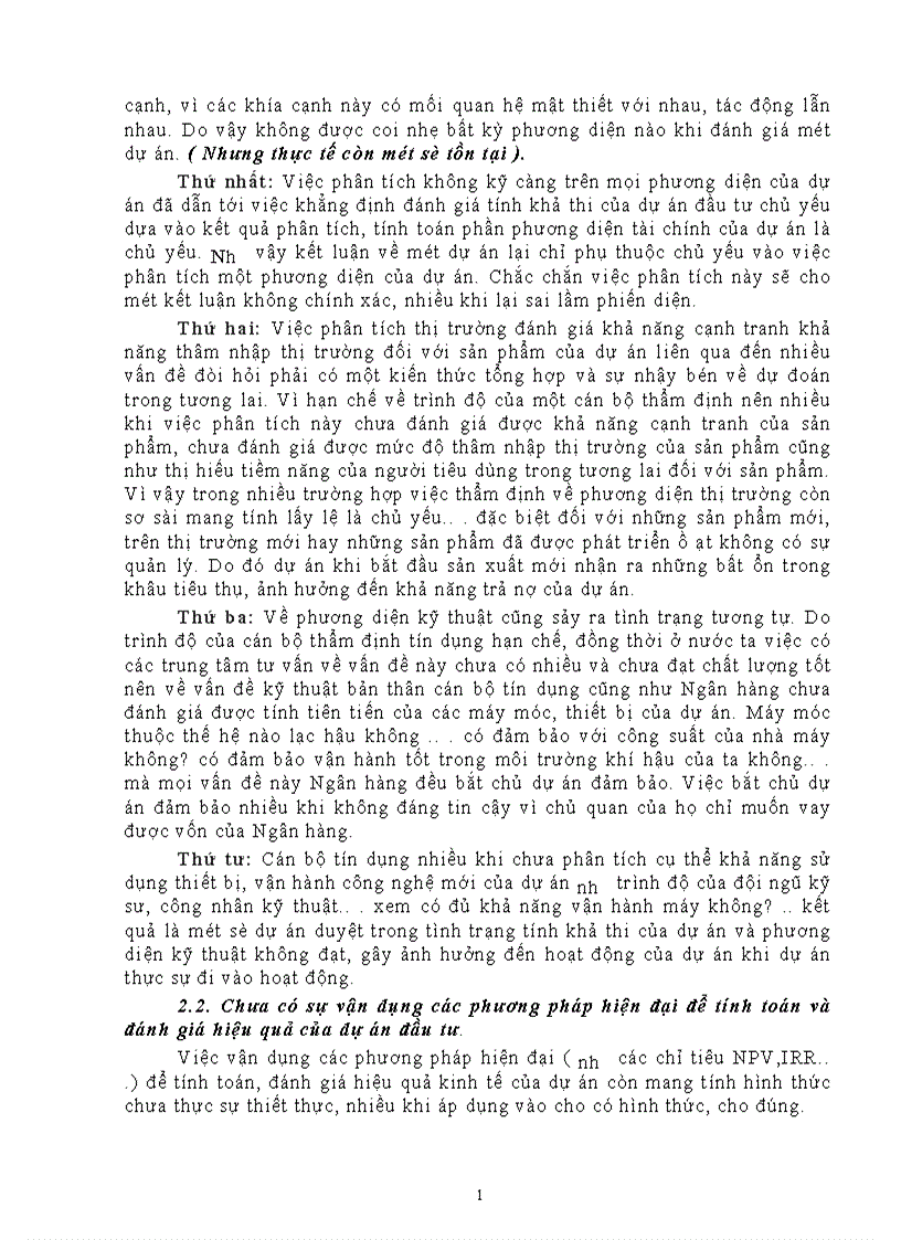 image for page Những vấn đề lý luận chung về thẩm định dự án đầu tư