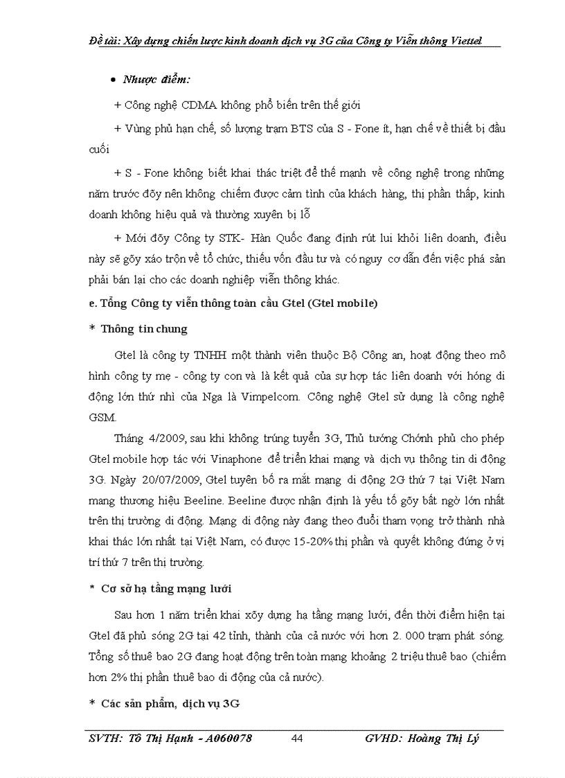 image for page Xây dựng chiến lược kinh doanh dịch vụ 3G của Công ty Viễn thông Viettel