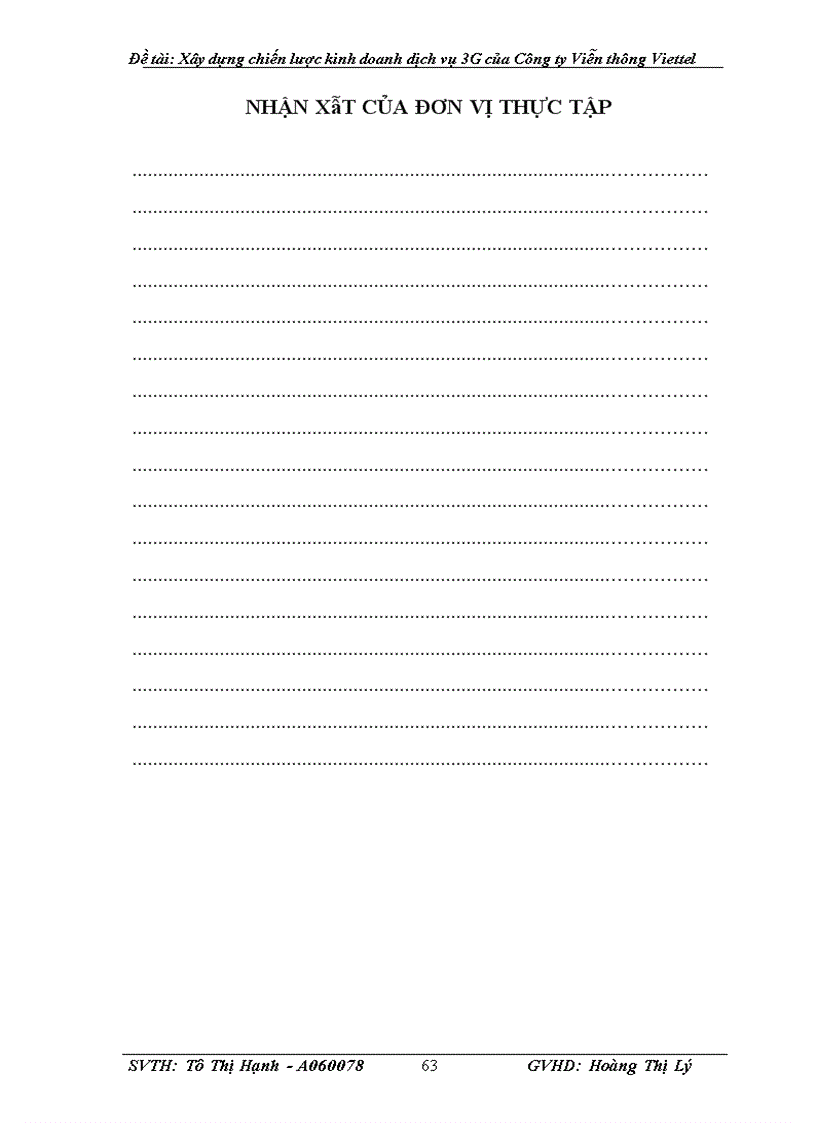 image for page Xây dựng chiến lược kinh doanh dịch vụ 3G của Công ty Viễn thông Viettel