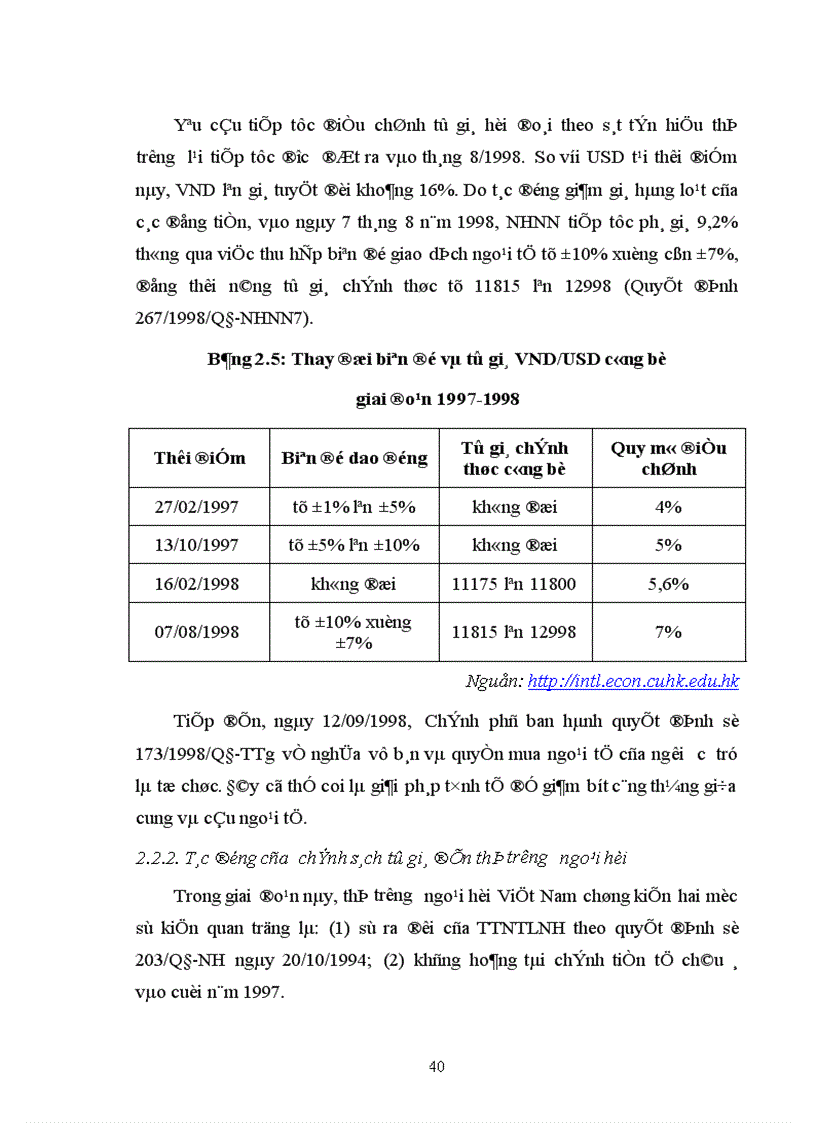 image for page Đánh giá tác động của chính sách tỷ giá hối đoái đến hoạt động của thị trường ngoại hối Việt Nam trong bối cảnh hội nhập kinh tế