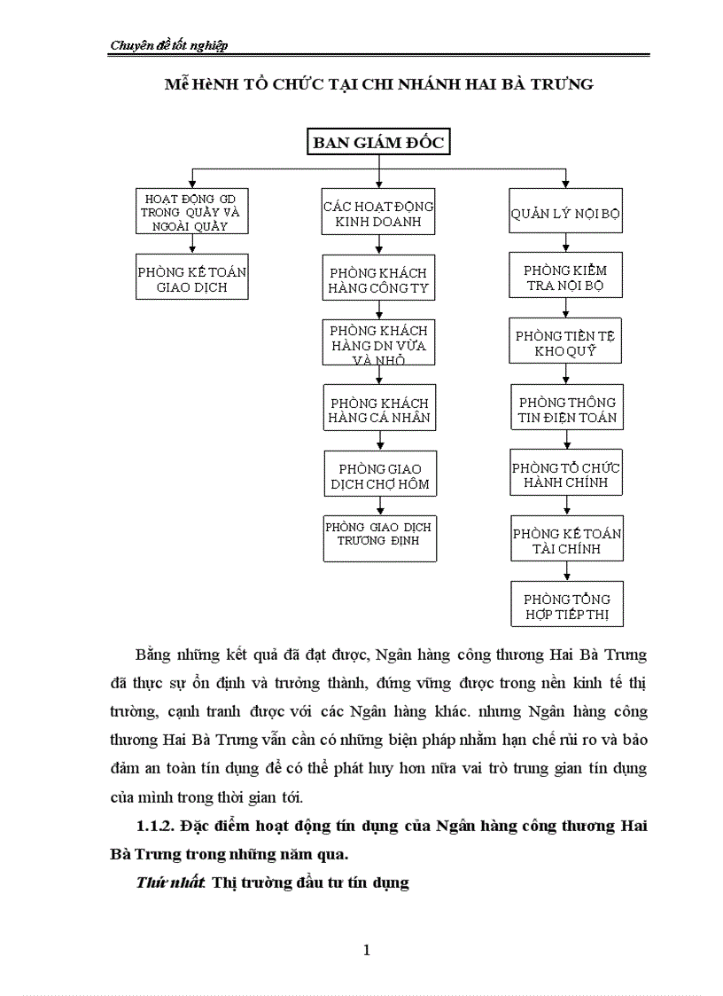 image for page Giải pháp nhằm nâng cao chất lượng tín dụng tại chi nhánh Ngân hàng công thương Hai Bà Trưng 1