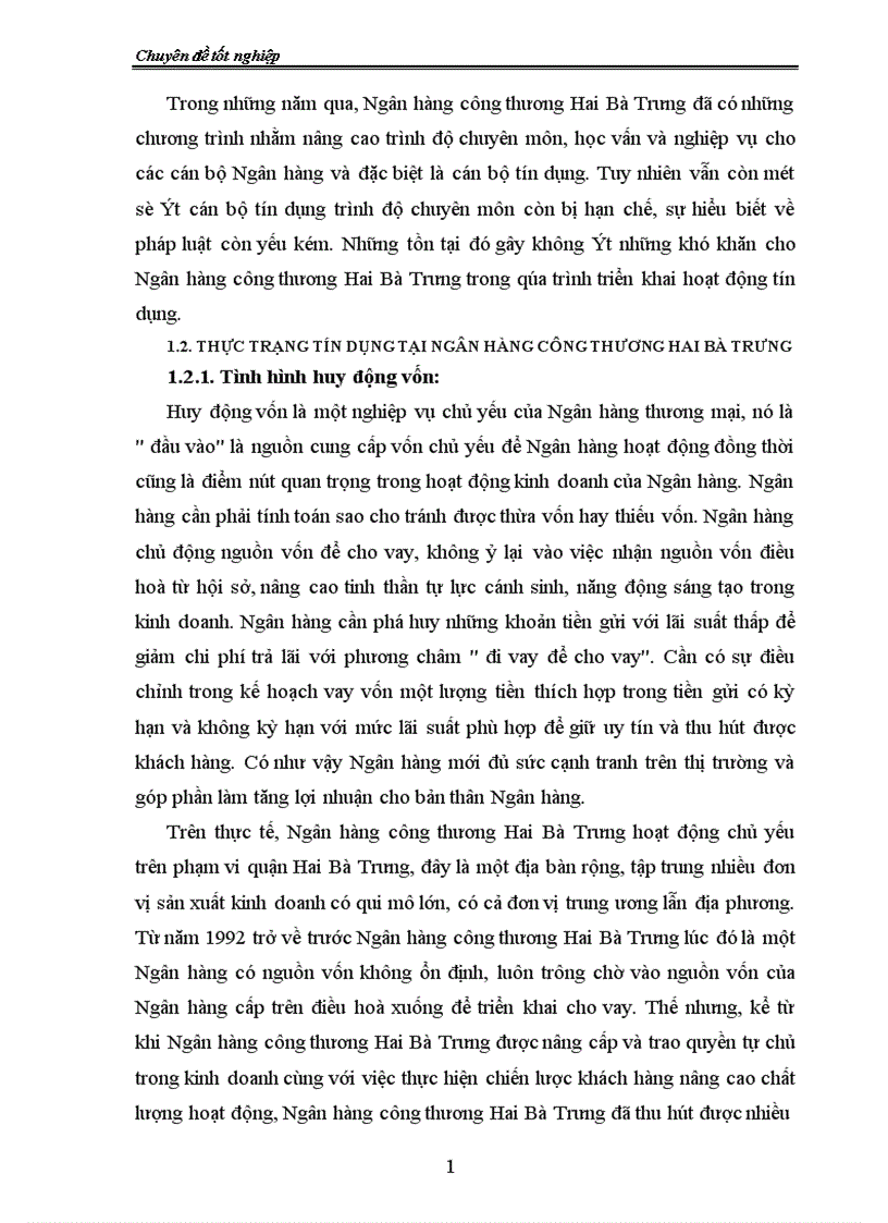 image for page Giải pháp nhằm nâng cao chất lượng tín dụng tại chi nhánh Ngân hàng công thương Hai Bà Trưng 1