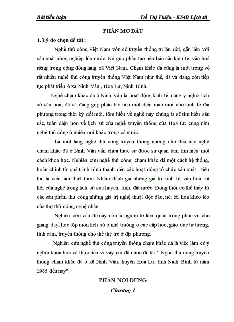 image for page Nghề thủ công truyền thống chạm khắc đá ở xã Ninh Vân huyện Hoa Lư tỉnh Ninh Bình từ năm 1986 đến nay 1
