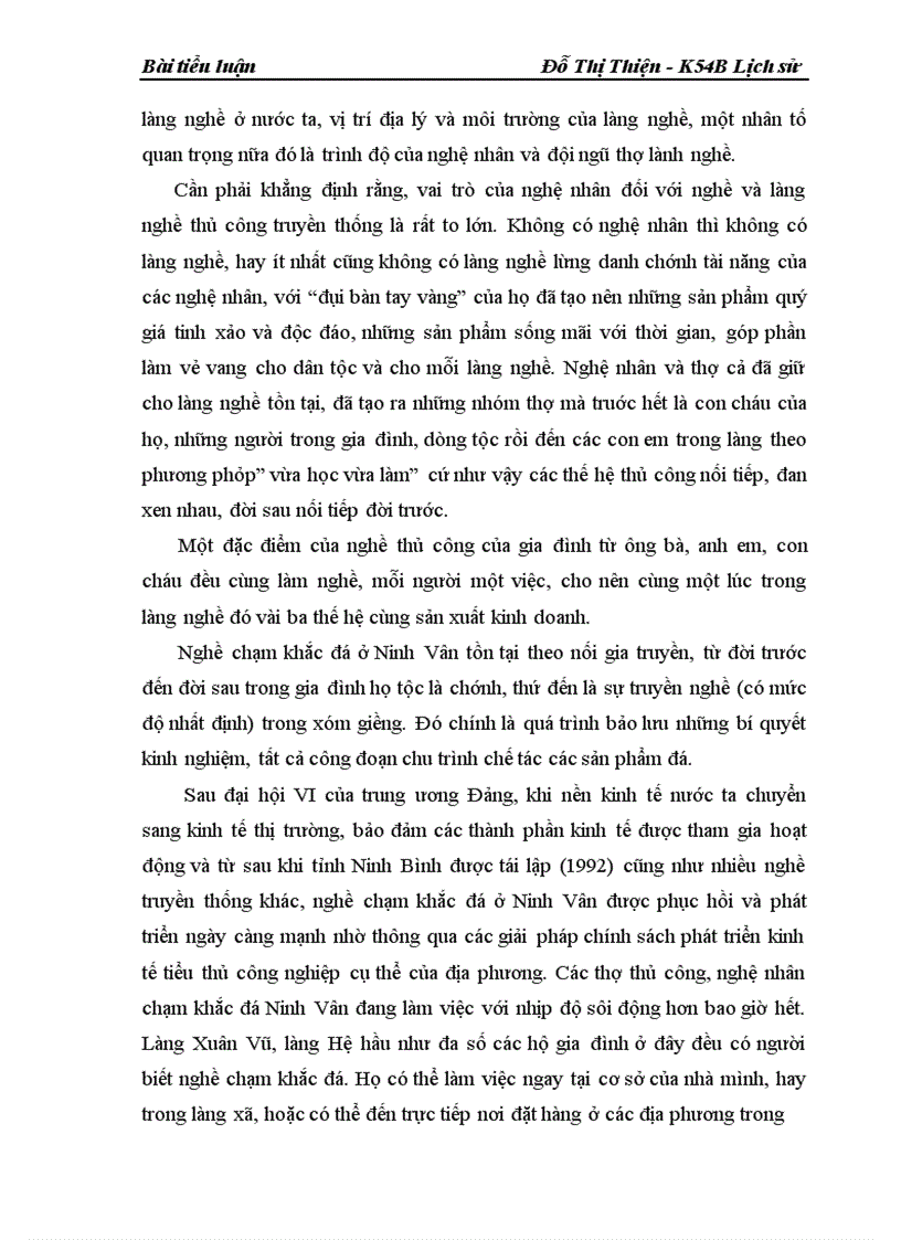 image for page Nghề thủ công truyền thống chạm khắc đá ở xã Ninh Vân huyện Hoa Lư tỉnh Ninh Bình từ năm 1986 đến nay 1