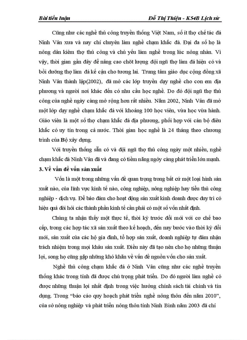 image for page Nghề thủ công truyền thống chạm khắc đá ở xã Ninh Vân huyện Hoa Lư tỉnh Ninh Bình từ năm 1986 đến nay 1