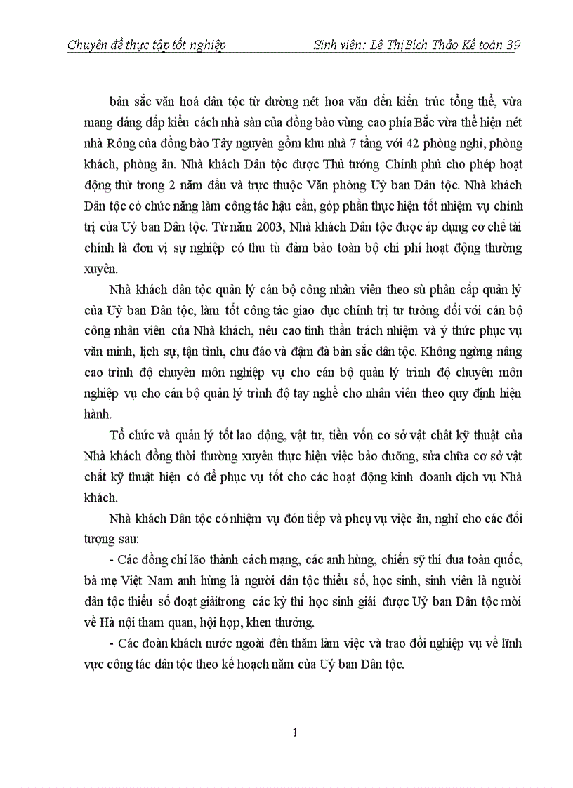 image for page Công tác kế toán doanh thu chi phí và xác định kết quả hoạt động kinh doanh tại Nhà khách Dân tộc 1
