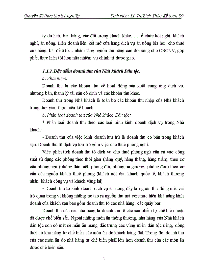 image for page Công tác kế toán doanh thu chi phí và xác định kết quả hoạt động kinh doanh tại Nhà khách Dân tộc 1