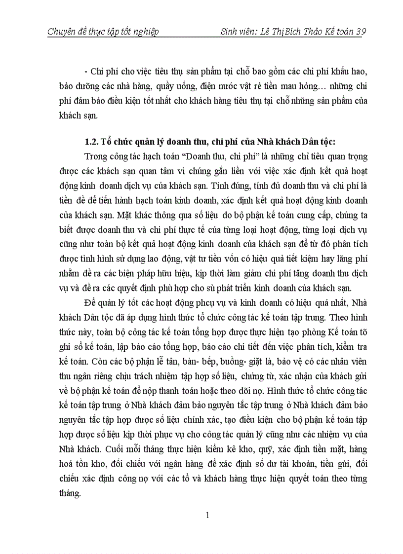 image for page Công tác kế toán doanh thu chi phí và xác định kết quả hoạt động kinh doanh tại Nhà khách Dân tộc 1