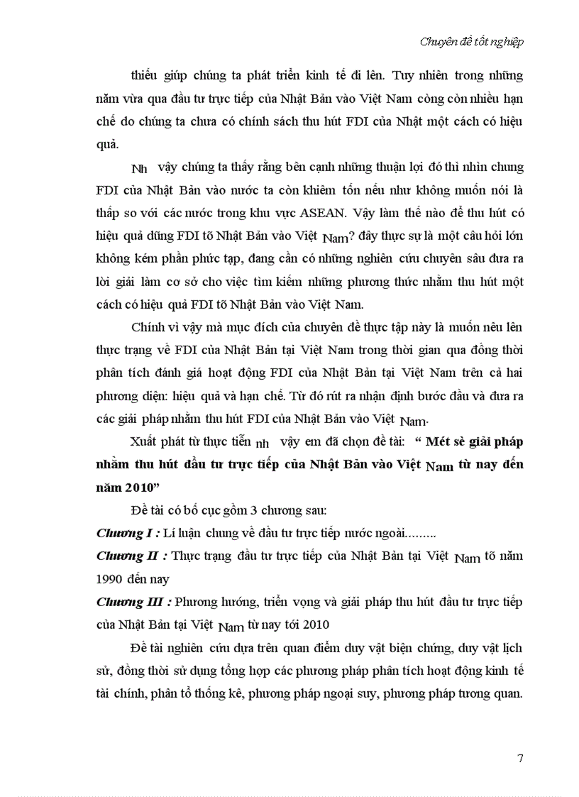 image for page Một số giải pháp nhằm thu hút đầu tư trực tiếp của Nhật Bản vào Việt Nam từ nay đến năm 2010 1