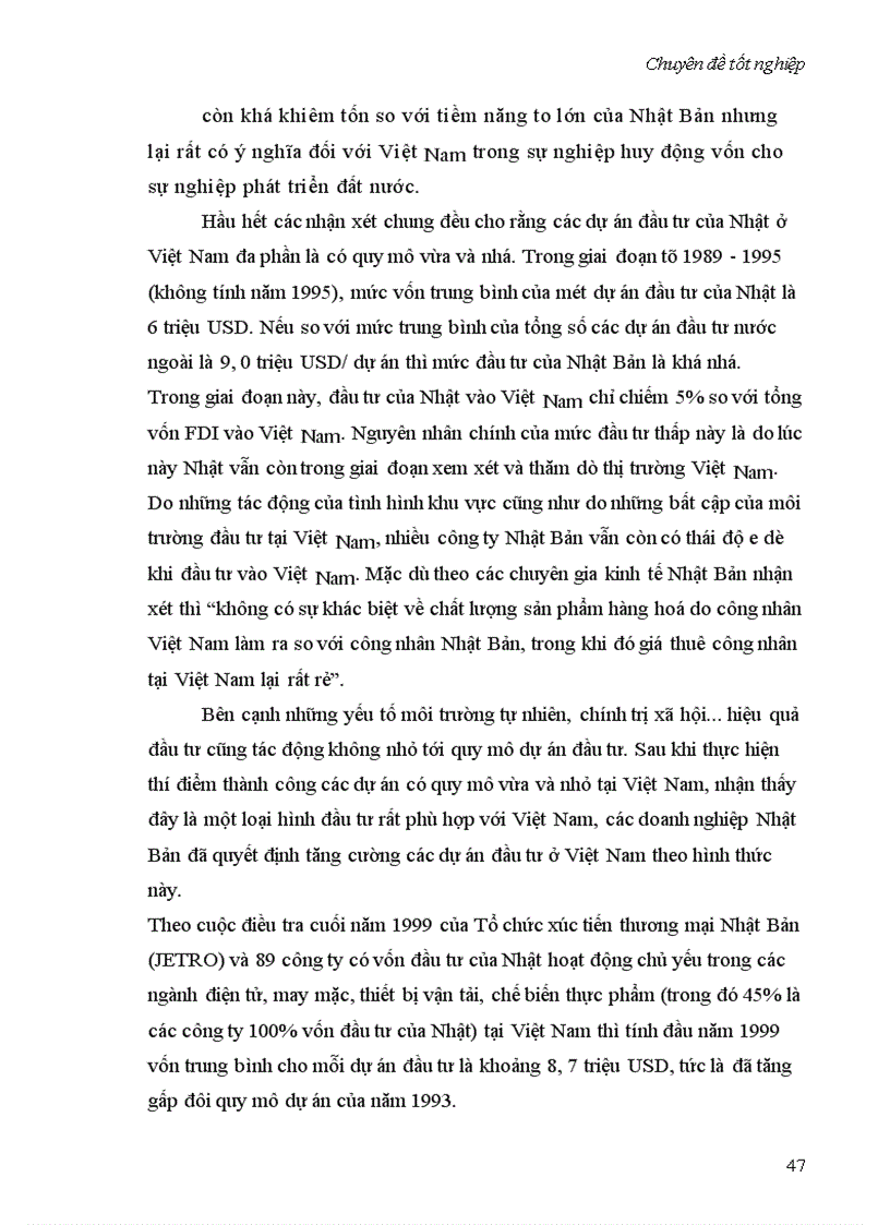 image for page Một số giải pháp nhằm thu hút đầu tư trực tiếp của Nhật Bản vào Việt Nam từ nay đến năm 2010 1