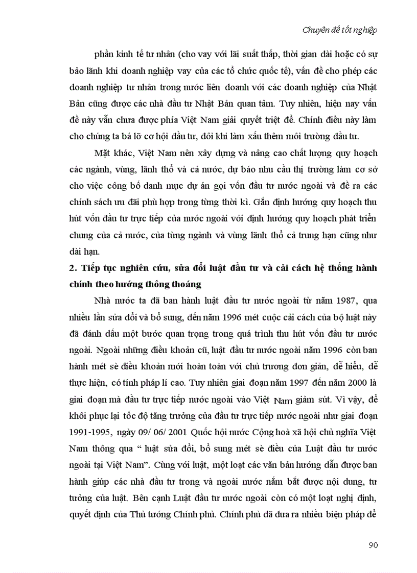 image for page Một số giải pháp nhằm thu hút đầu tư trực tiếp của Nhật Bản vào Việt Nam từ nay đến năm 2010 1