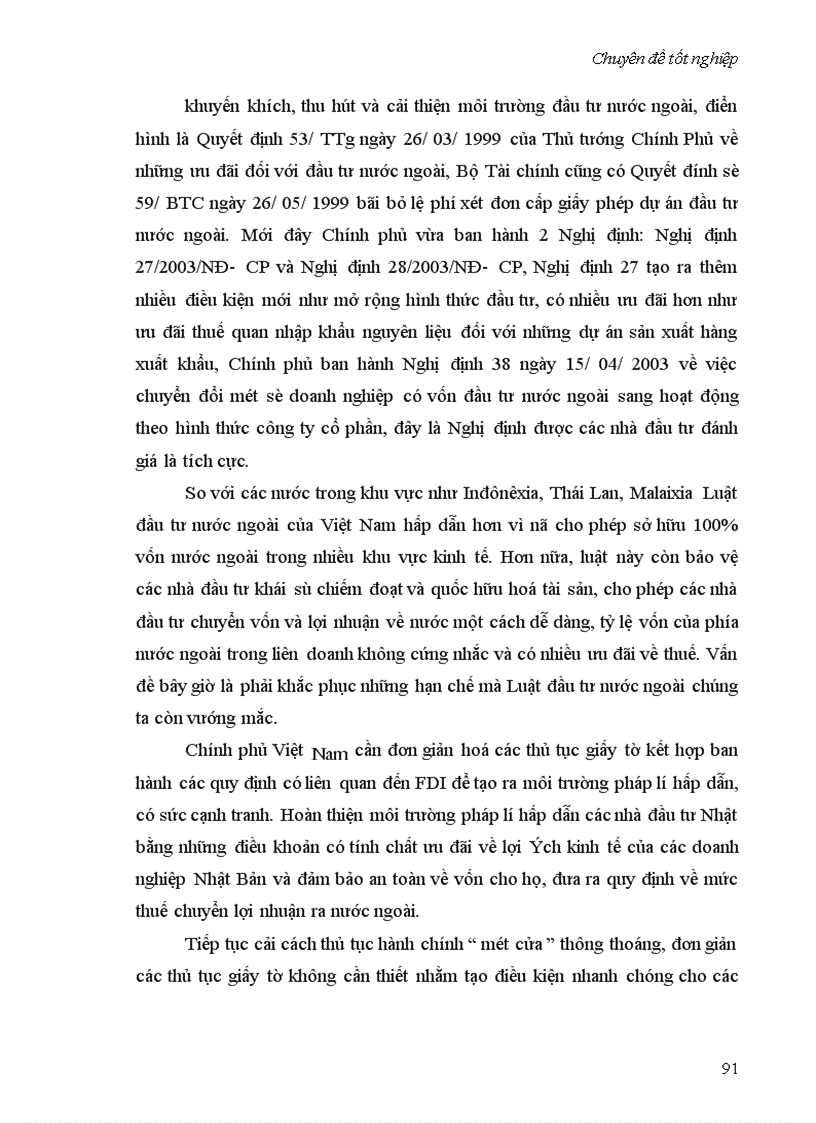 image for page Một số giải pháp nhằm thu hút đầu tư trực tiếp của Nhật Bản vào Việt Nam từ nay đến năm 2010 1