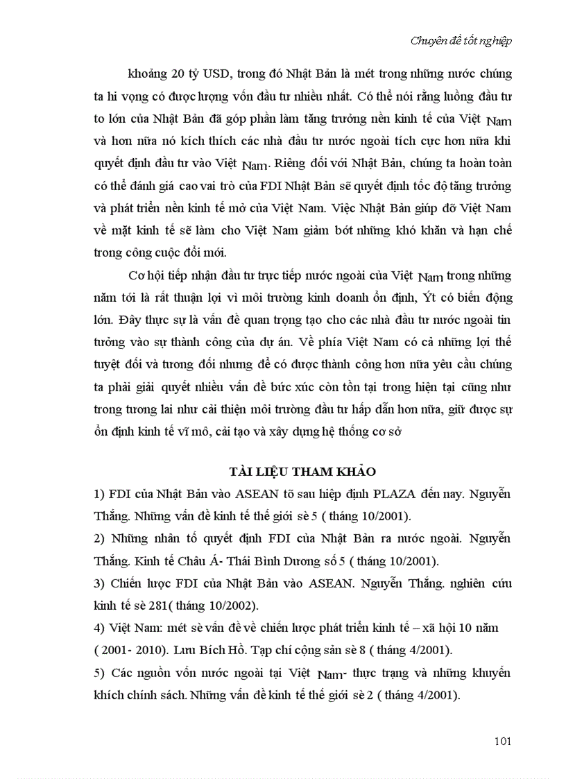 image for page Một số giải pháp nhằm thu hút đầu tư trực tiếp của Nhật Bản vào Việt Nam từ nay đến năm 2010 1