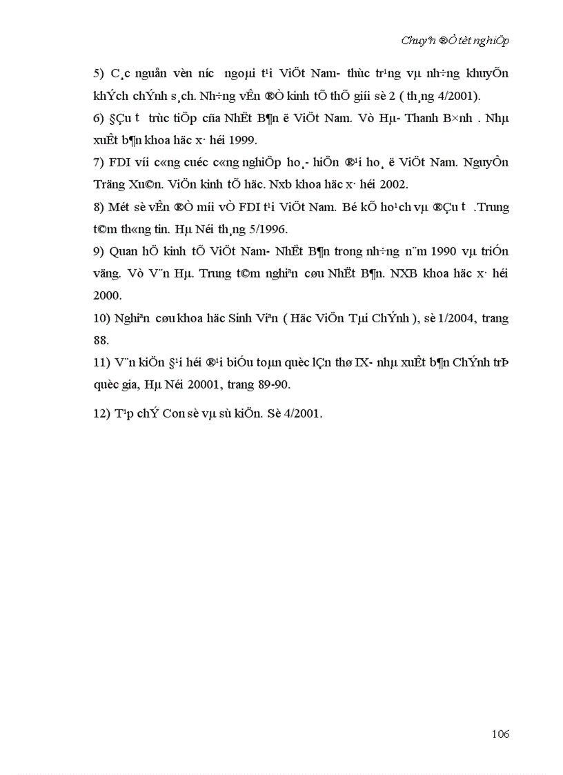 image for page Một số giải pháp nhằm thu hút đầu tư trực tiếp của Nhật Bản vào Việt Nam từ nay đến năm 2010 1