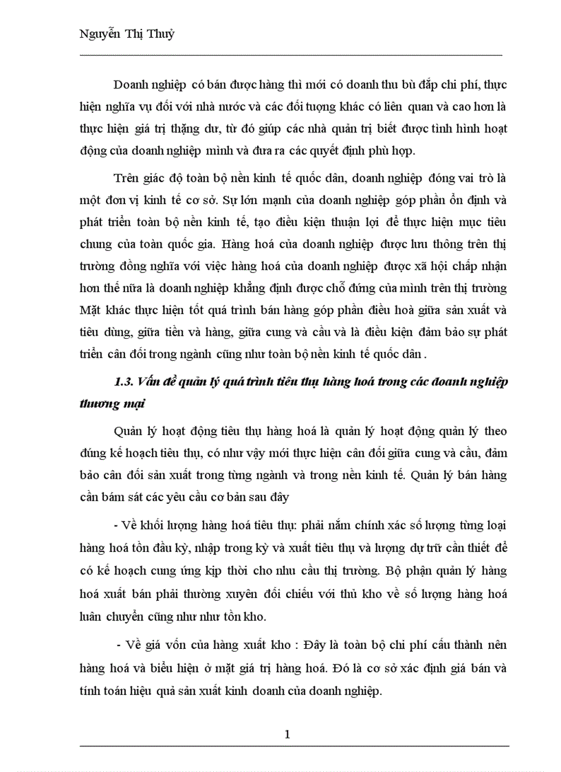 image for page Kế toán tiêu thụ hàng hoá xác định kết quả tại Chi Nhánh Công ty TNHH Sản xuất và thương mại Thiên Long 1