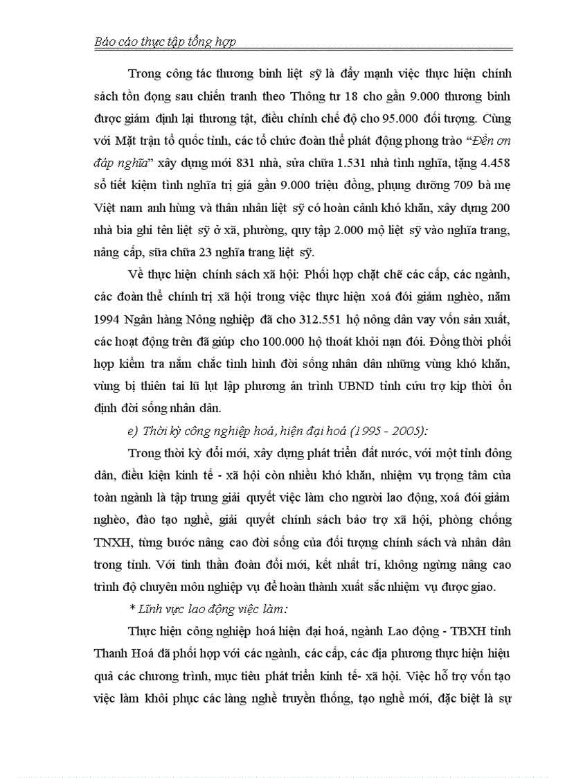 image for page Các kết quả thực hiện của Ngành Lao động TBXH năm 2005 1