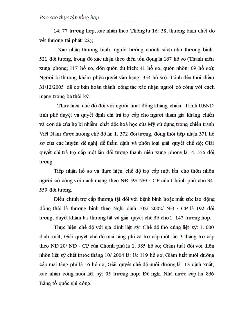 image for page Các kết quả thực hiện của Ngành Lao động TBXH năm 2005 1