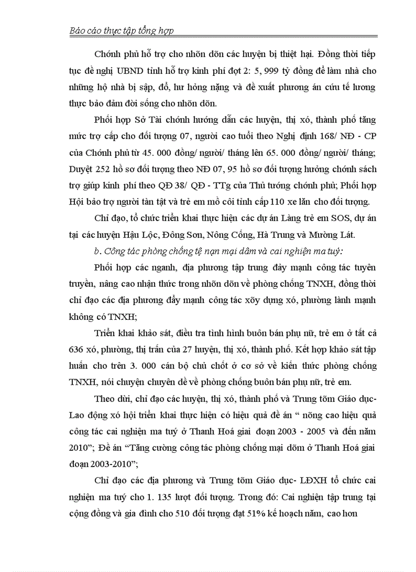 image for page Các kết quả thực hiện của Ngành Lao động TBXH năm 2005 1