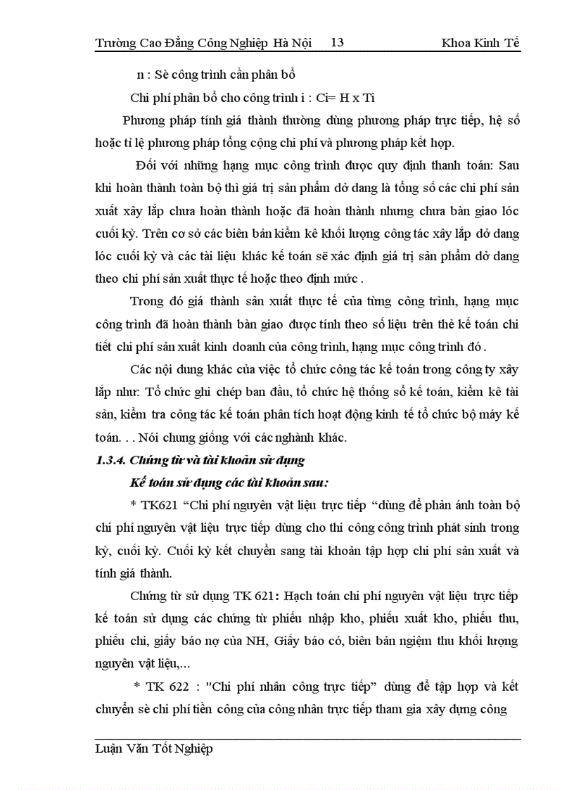 image for page Hoàn thiện công tác kế toán tập hợp chi phí sản xuất và tính giá thành sản phẩm tại Công ty Cổ phần sản xuất vật liệu xây dựng và xây dựng 1