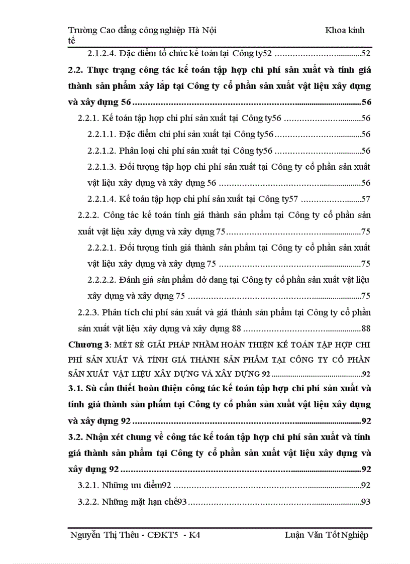 image for page Hoàn thiện công tác kế toán tập hợp chi phí sản xuất và tính giá thành sản phẩm tại Công ty Cổ phần sản xuất vật liệu xây dựng và xây dựng 1