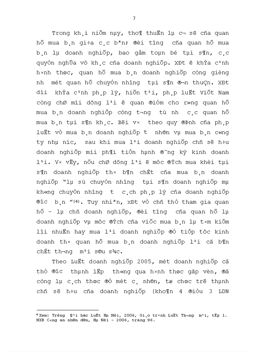 image for page Một số vấn đề pháp lý về mua bán doanh nghiệp ở Việt Nam