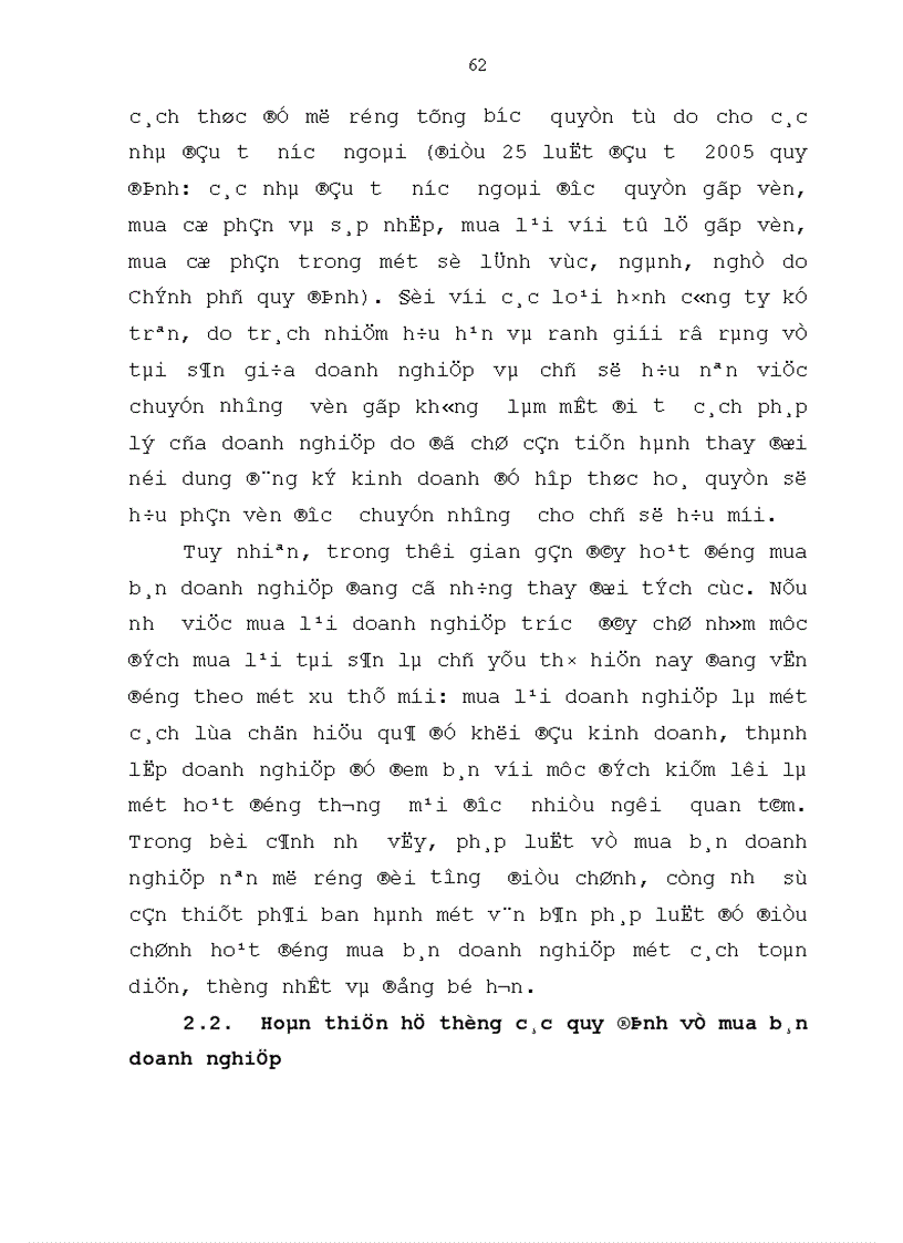 image for page Một số vấn đề pháp lý về mua bán doanh nghiệp ở Việt Nam