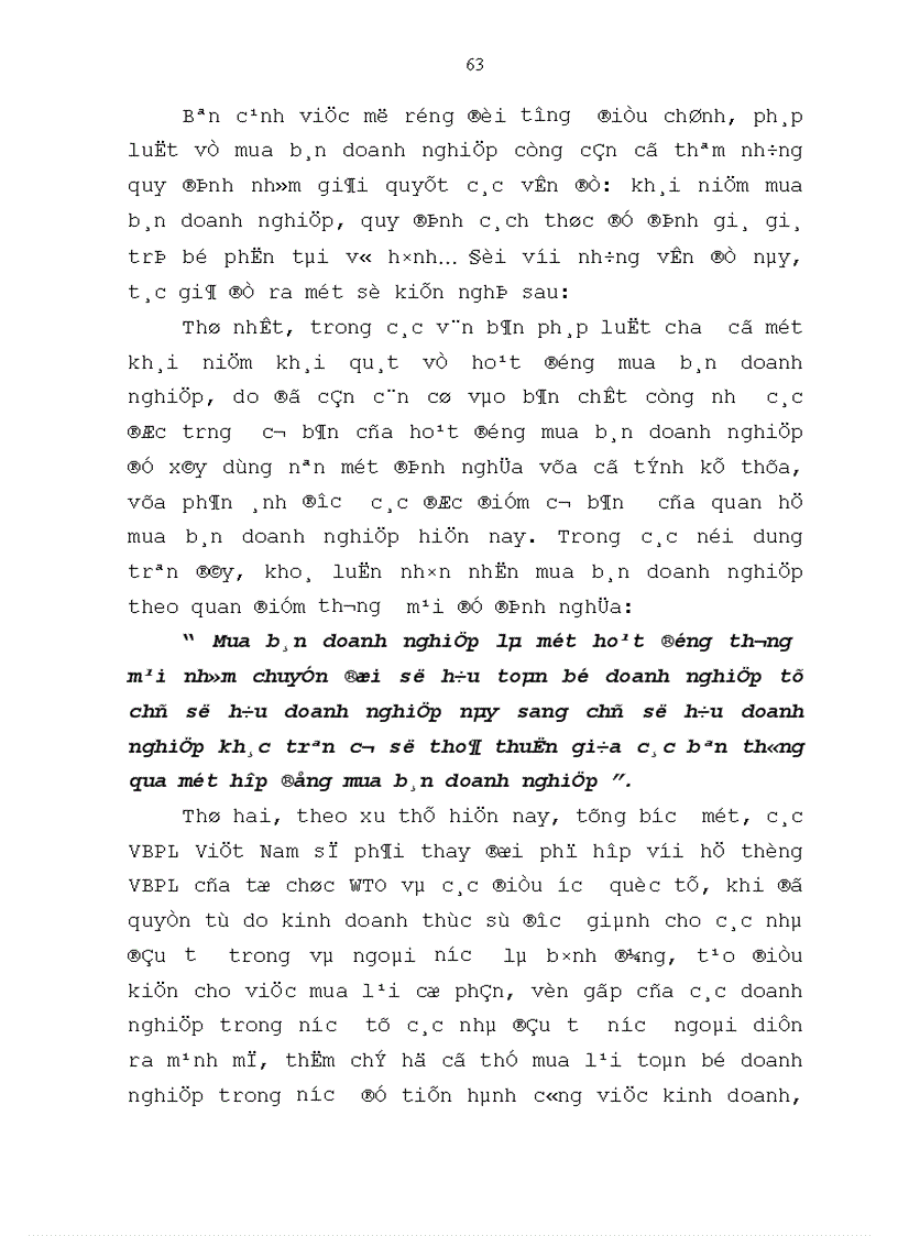 image for page Một số vấn đề pháp lý về mua bán doanh nghiệp ở Việt Nam