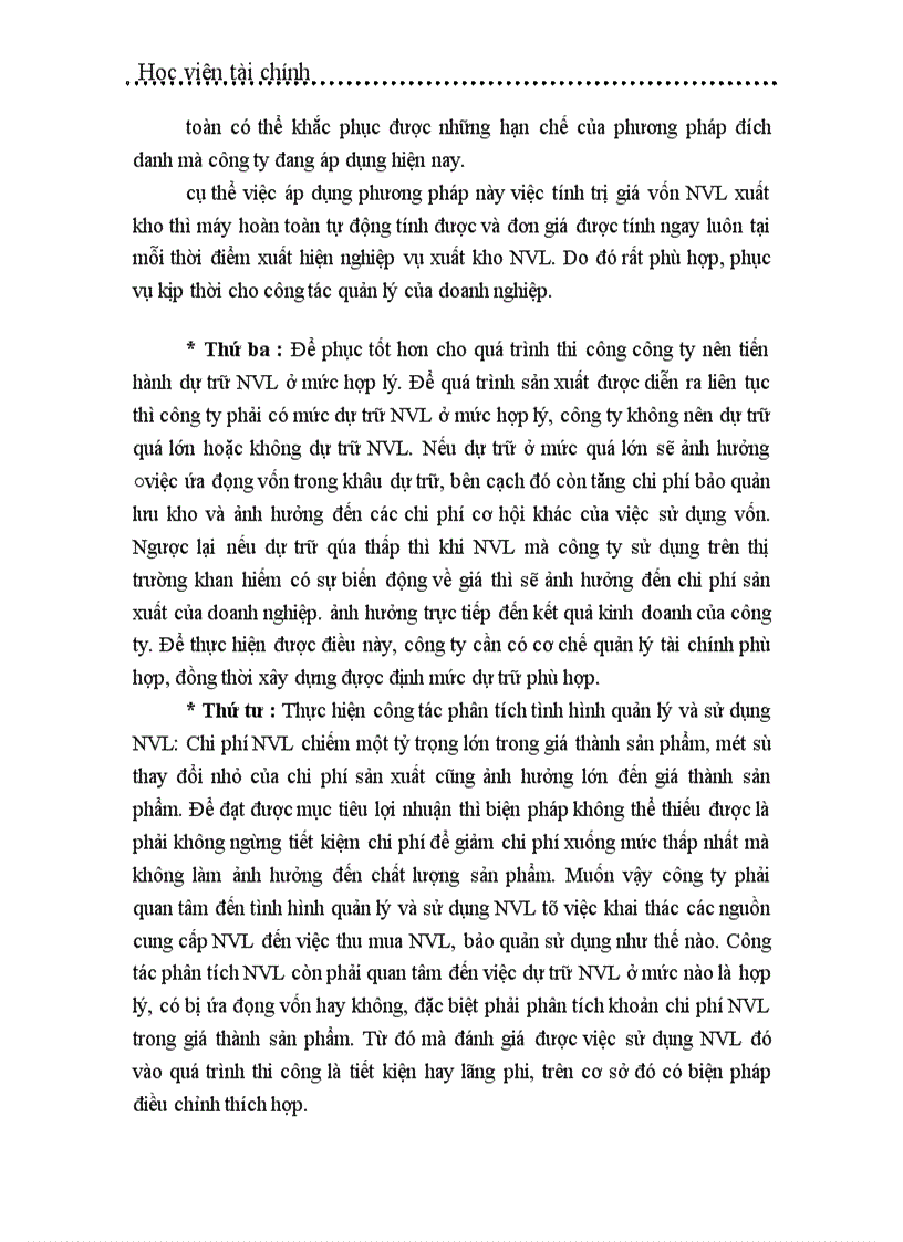 image for page Tổ chức công tác kế toán nguyên vật liệu ở công ty Tây Hồ 1