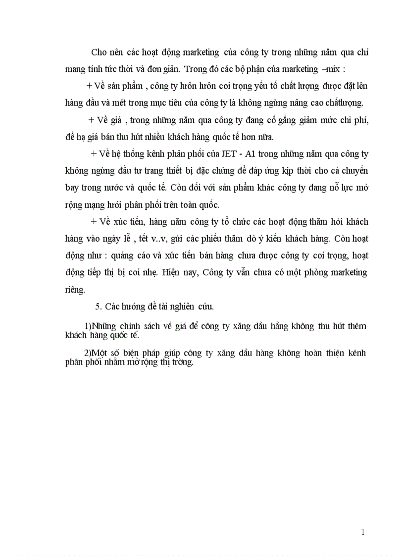 image for page Đánh giá kết quả kinh doanh trong năm 2000 2001 và hoạt động marketing của công ty 1