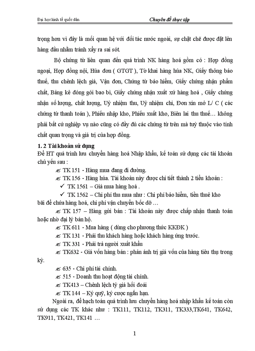 image for page Hạch toán lưu chuyển hàng hoá nhập khẩu tại Công ty cổ phần thương mại và tư vấn Tân Cơ 1