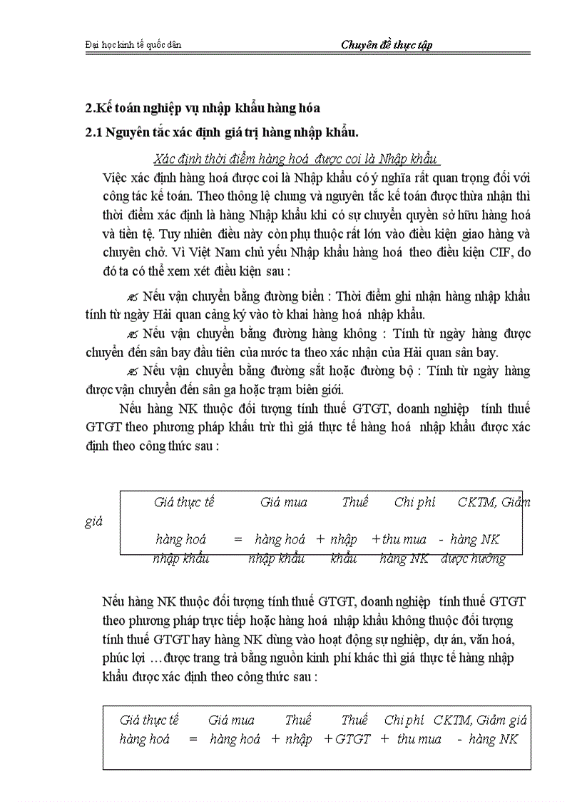 image for page Hạch toán lưu chuyển hàng hoá nhập khẩu tại Công ty cổ phần thương mại và tư vấn Tân Cơ 1