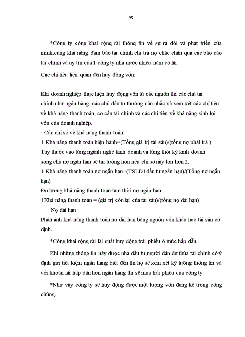 image for page Thực trạng huy động vốn công ty