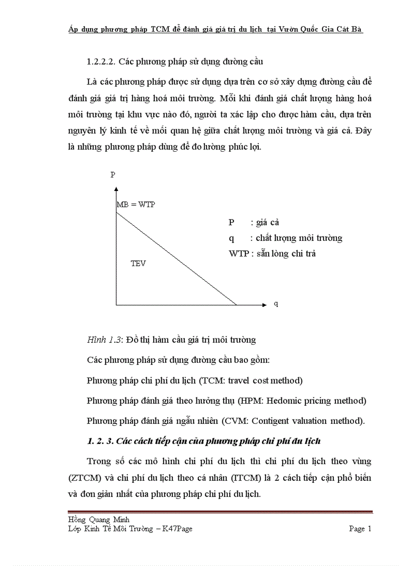 image for page Áp dụng phương pháp TCM để đánh giá giá trị du lịch tại Vườn Quốc Gia Cát Bà TP Hải Phòng