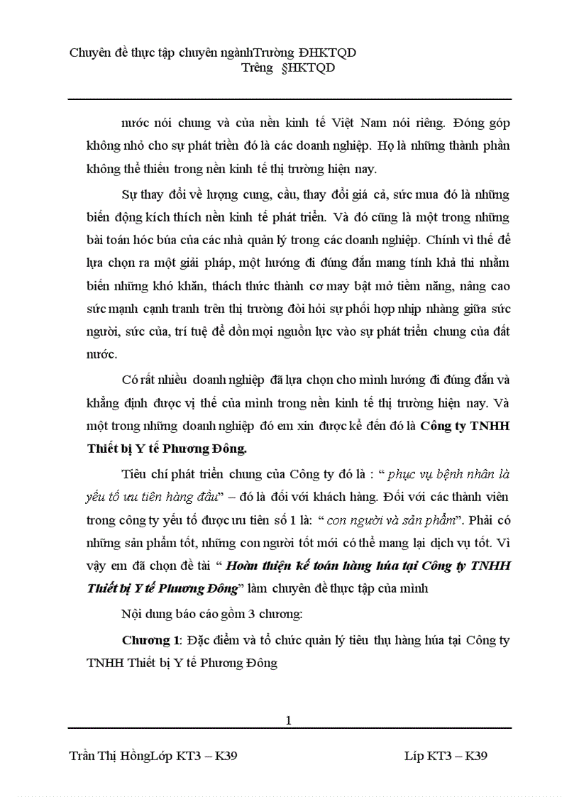 image for page Hoàn thiện kế toán hàng hóa tại Công ty TNHH Thiết bị Y tế Phương Đông