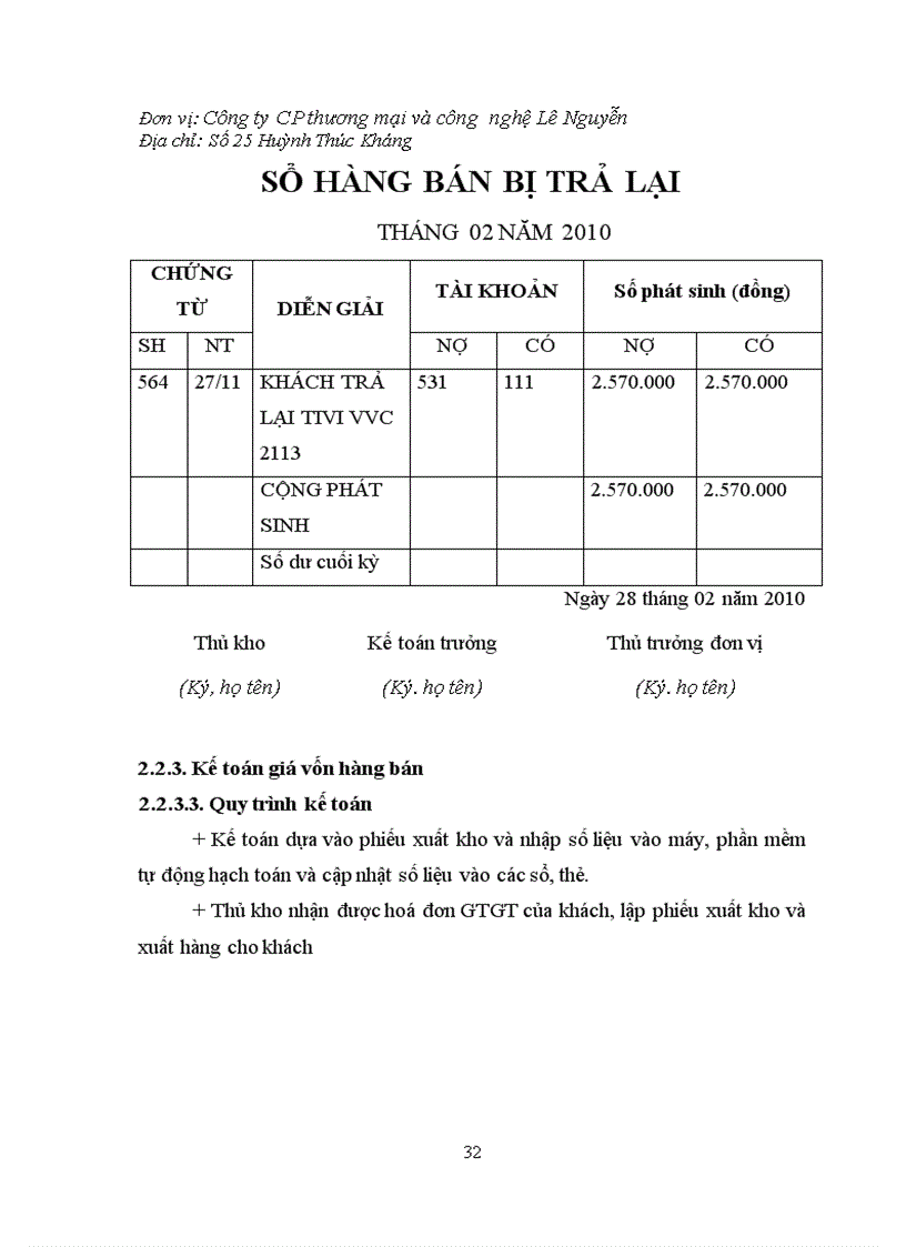 image for page Kế toán bán hàng linh kiện điện tử tại công ty cổ phần thương mại và công nghệ Lê Nguyễn 1