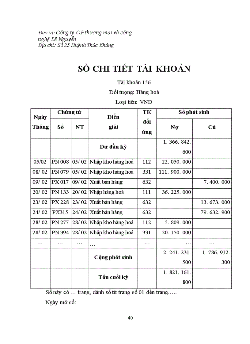 image for page Kế toán bán hàng linh kiện điện tử tại công ty cổ phần thương mại và công nghệ Lê Nguyễn 1