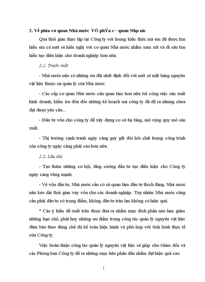 image for page Một số kiến nghị nhằm nâng cao hiệu quả của công tác quản lý nguyên vật liệu ở Công ty xây dựng điện và dịch vụ phát triển nông thôn