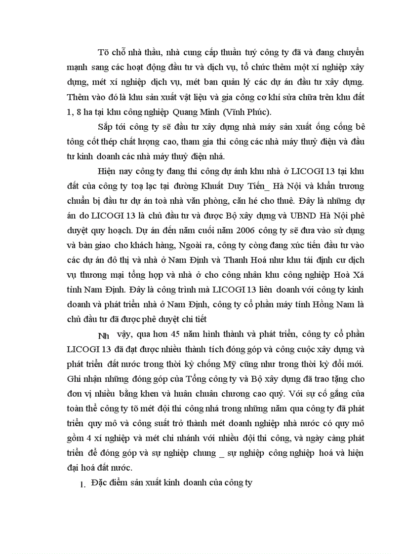 image for page qui trình sản xuất sản phẩm chính của công ty là thi công san nền và đúc cọc mang lại doanh thu chủ yếu cho công ty
