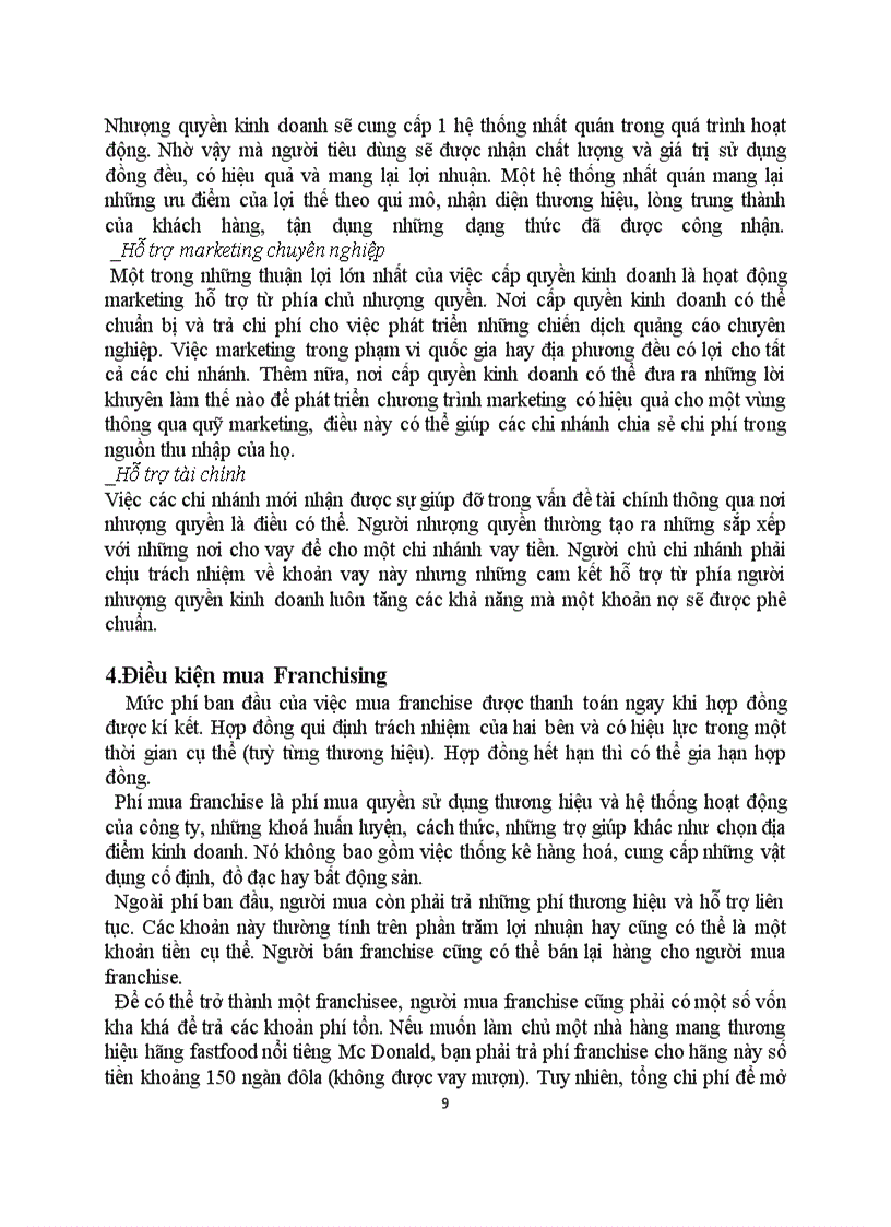 image for page Franchising một hướng phát triển phù hợp với các doanh nghiệp vừa và nhỏ của Việt Nam trong tiến trình hội nhập kinh tế toàn cầu