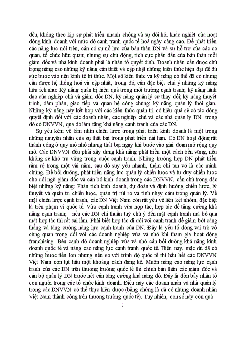 image for page Franchising một hướng phát triển phù hợp với các doanh nghiệp vừa và nhỏ của Việt Nam trong tiến trình hội nhập kinh tế toàn cầu