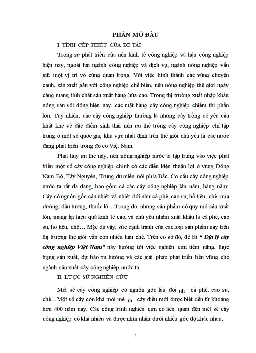 image for page Địa lý cây công nghiệp Việt Nam 1