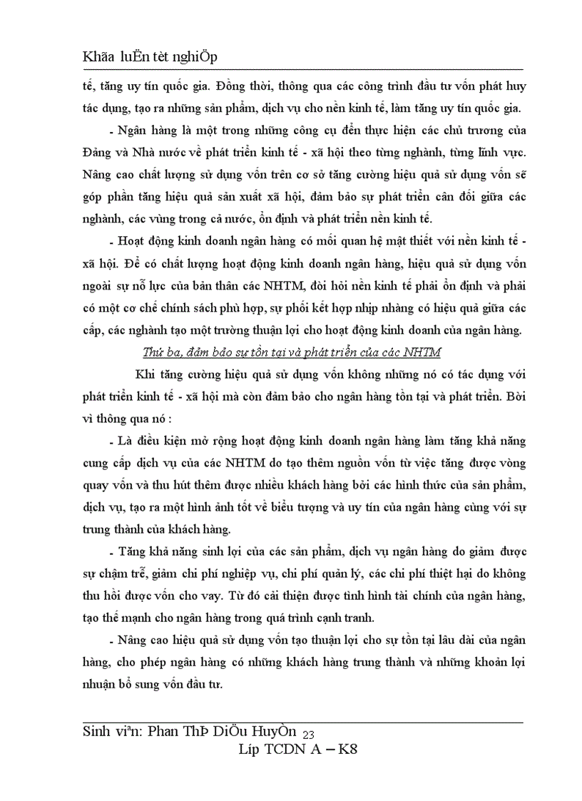 image for page Giải pháp tăng cường hiệu quả sử dụng vốn tại chi nhánh ngân hàng đầu tư và phát triển Bắc Quảng Bình 1